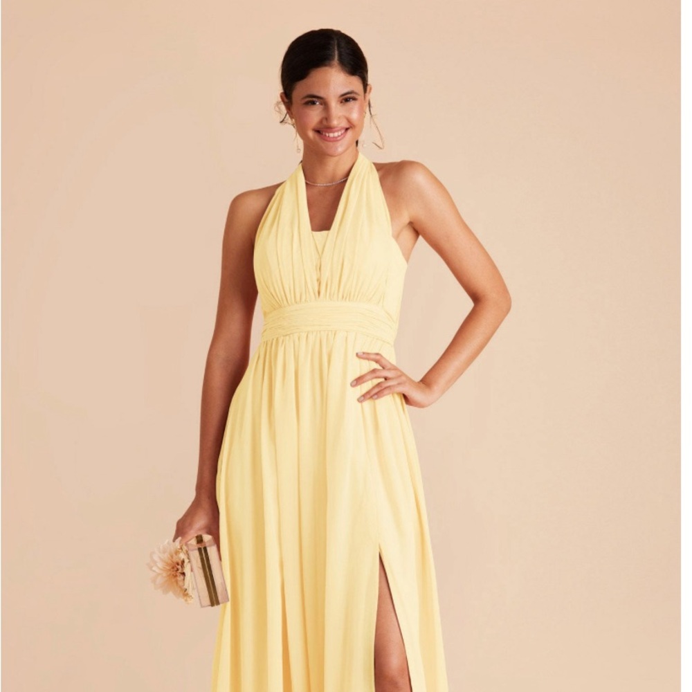 Grace Dress in Chiffon Lemon Sorbet